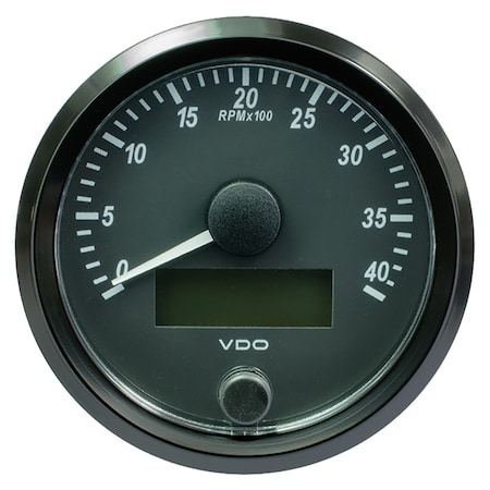Vdo VDO SingleViu 80mm (3-1/8") Tachometer - 4,000 RPM A2C3832990030